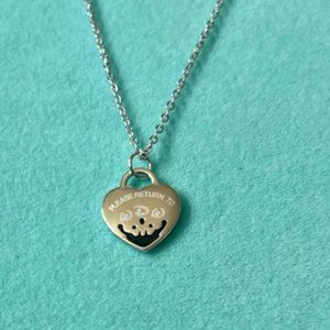 Inspired theme park villain collection black sterling necklace